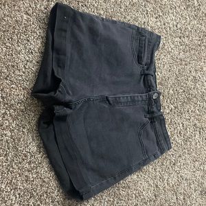 Black high waisted shorts